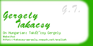 gergely takacsy business card